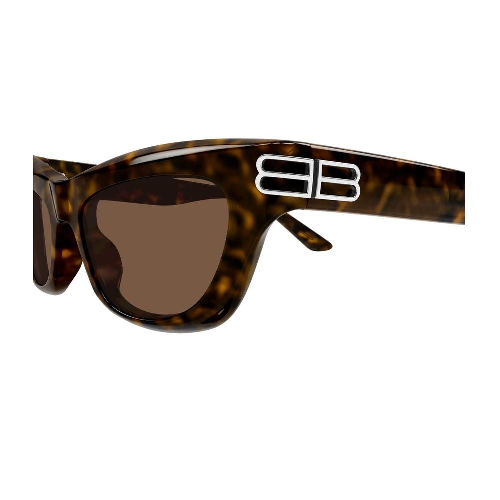 Balenciaga Bb0430s Everyday Line Cat-Eye Tortoiseshell Acetate Sunglasses