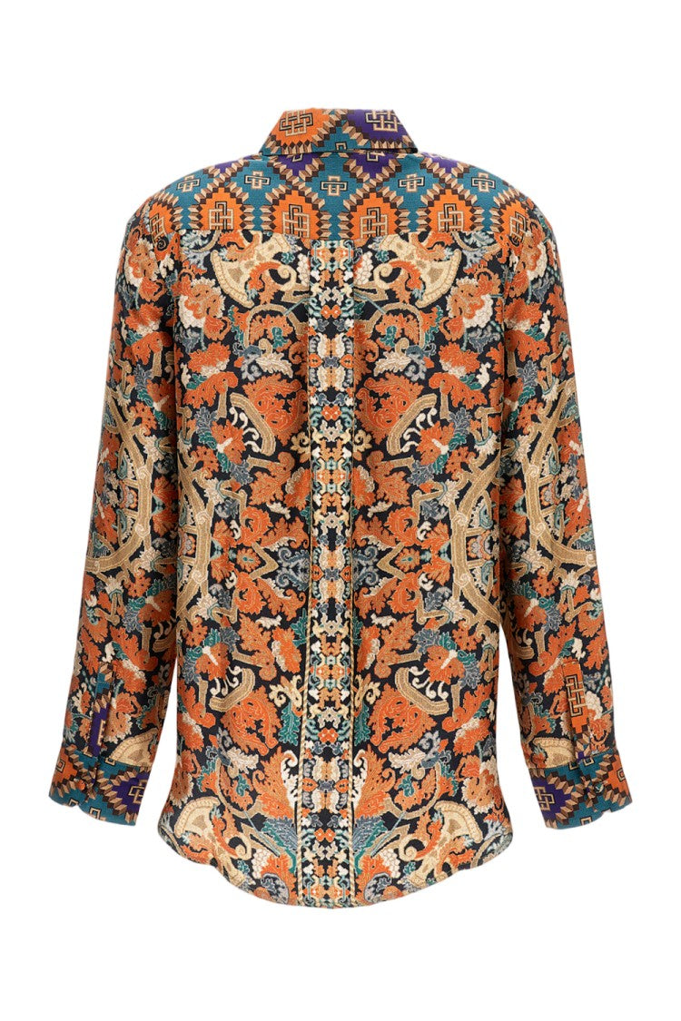 Pierre-Louis Mascia Multicolour Patterned Shirt With Design