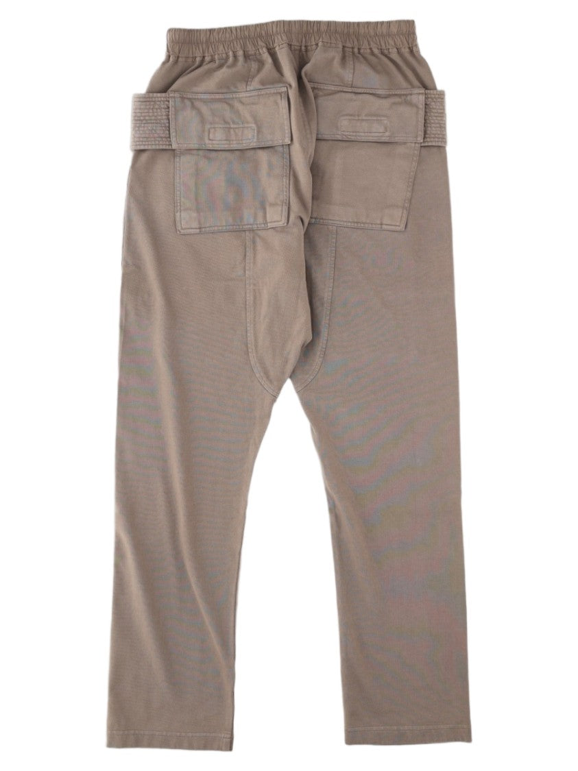 Drkshdw By Rick Owens Grey Elastic Waistband Relaxed Cotton Pants