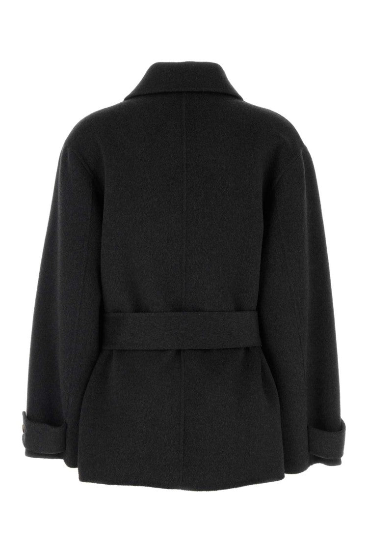 Philosophy Di Lorenzo Serafini Charcoal Wool Coat