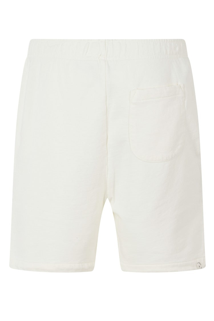 Polo Ralph Lauren Cream Drawstring Waist Embroidered Logo Cotton Shorts