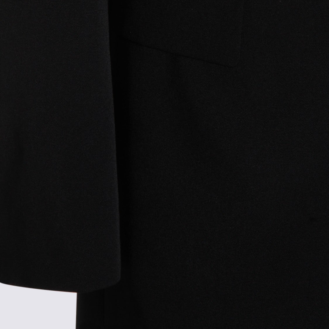 Saint Laurent Tailored Black Blazer With Satin Shawl Collar