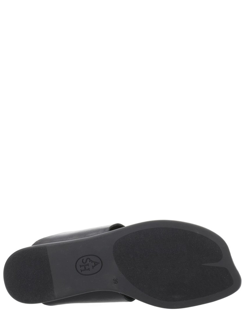 Ash Genius Leather Studded Thong Sandals