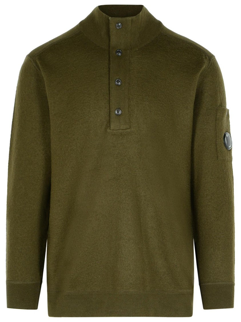 C.P. Company Grs' Green Wool Blend Sweater
