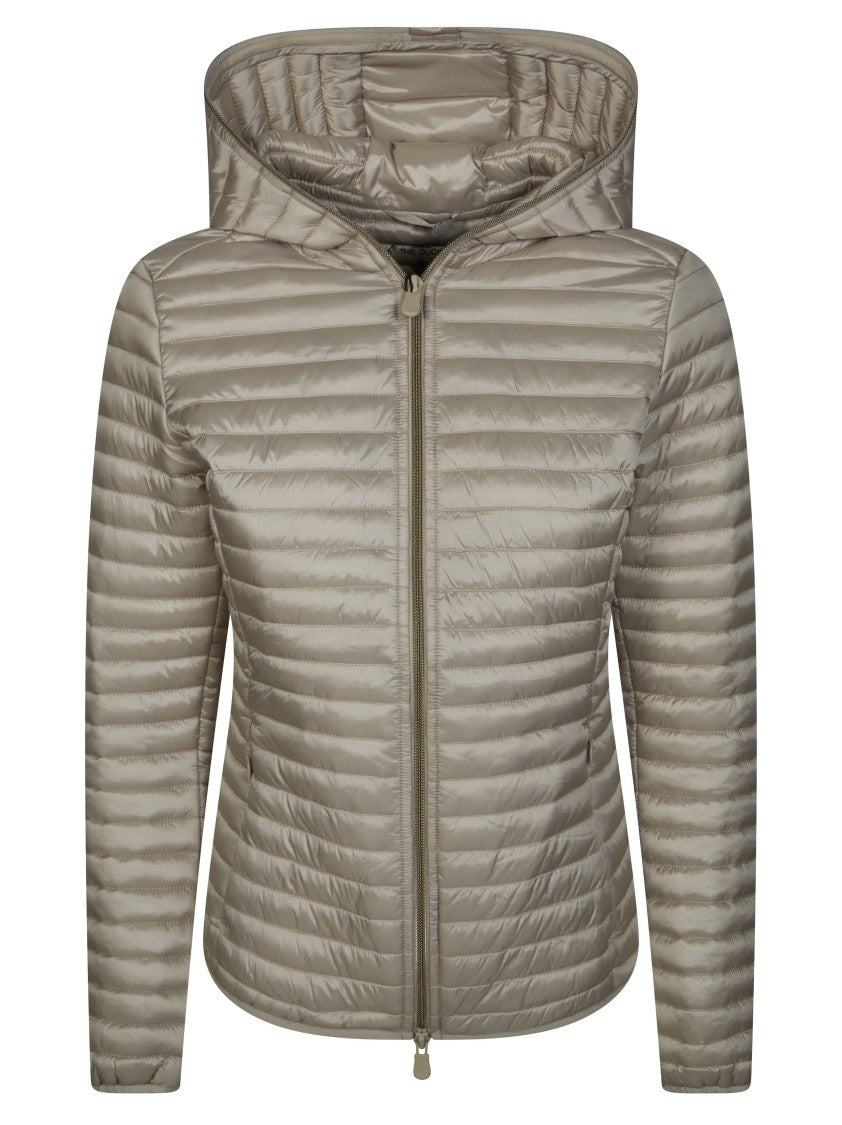 Save The Duck Lightweight Horizontal Stitching Quilted Jacket