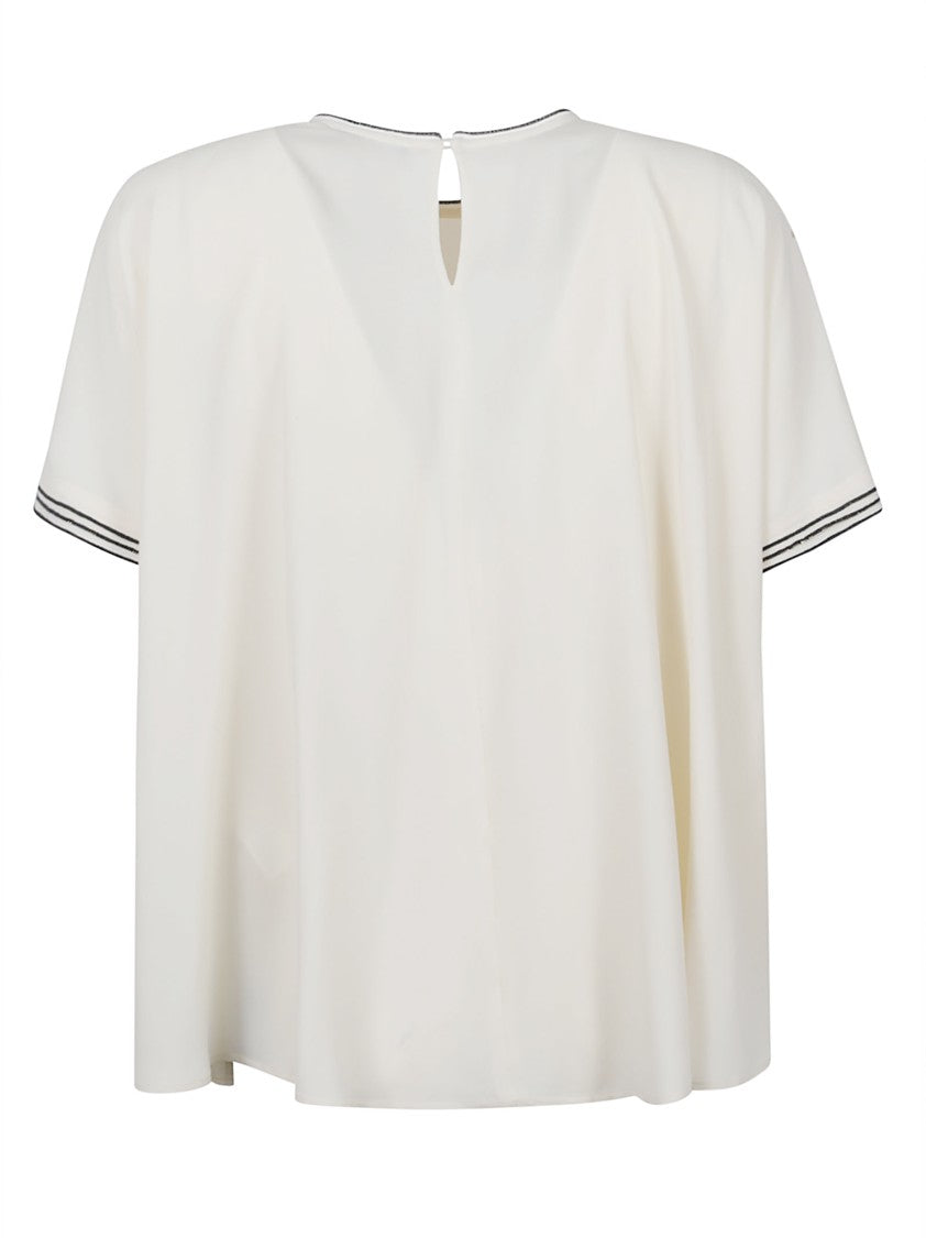 Fabiana Filippi Diamond Crêpe De Chine Top