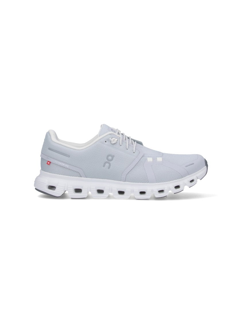 On Gray Cloud 6 Mesh Sneakers