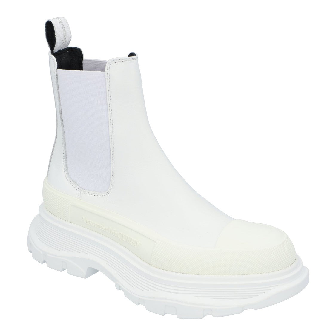 Alexander Mcqueen Tread Chelsea Boots 'White'