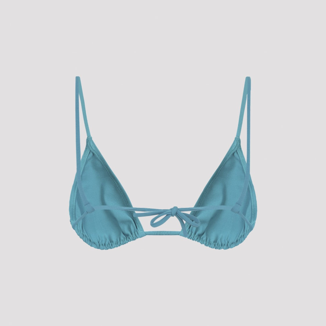 Eres Mouna Soft Blue Bikini Top With Triangle Cups And Adjustable Straps