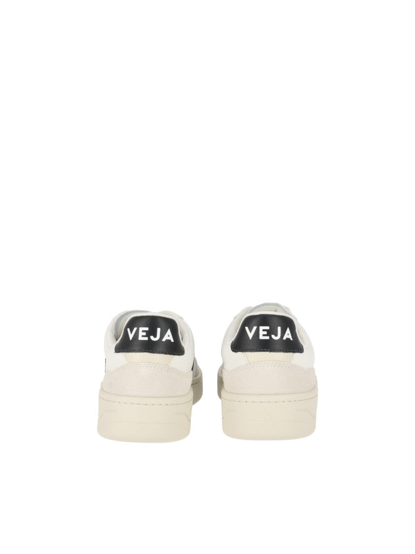 Veja White V-90 Low-Top Sneakers