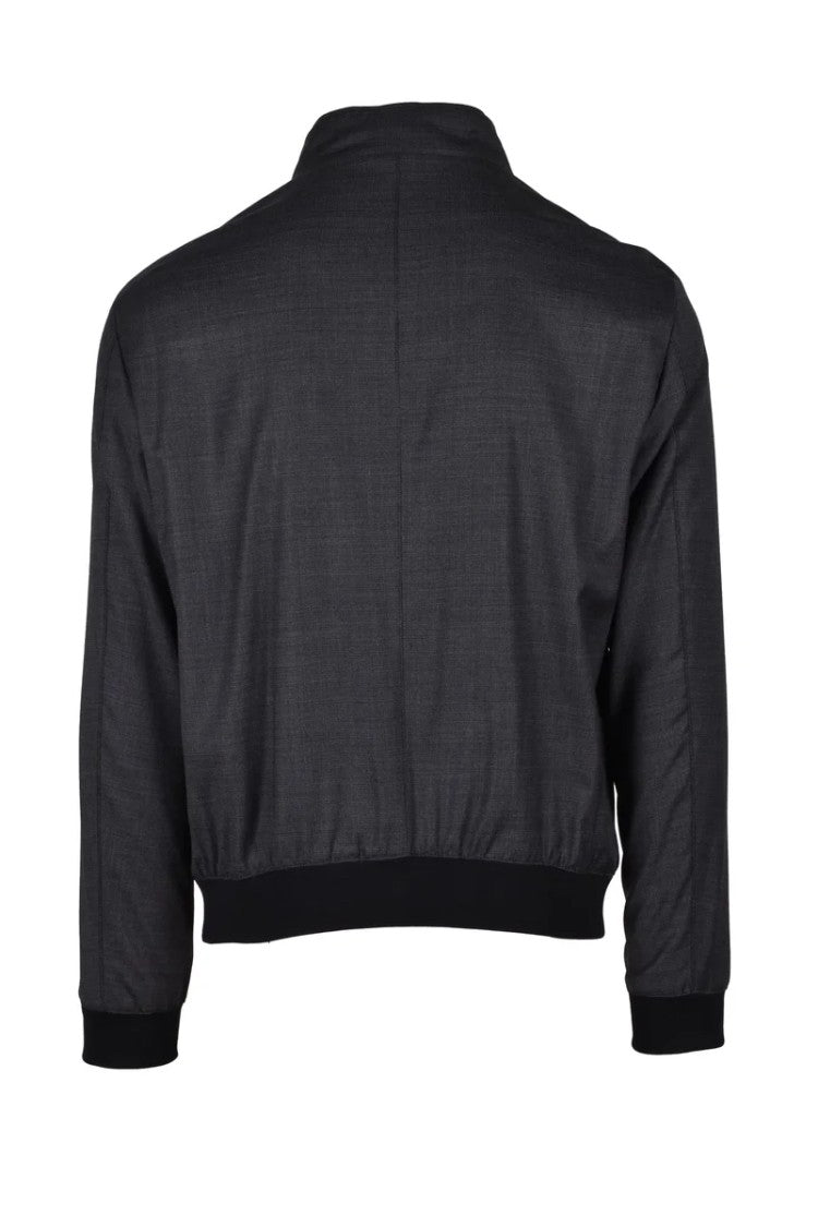 Digel Lightweight Virgin Wool Coat - Grey