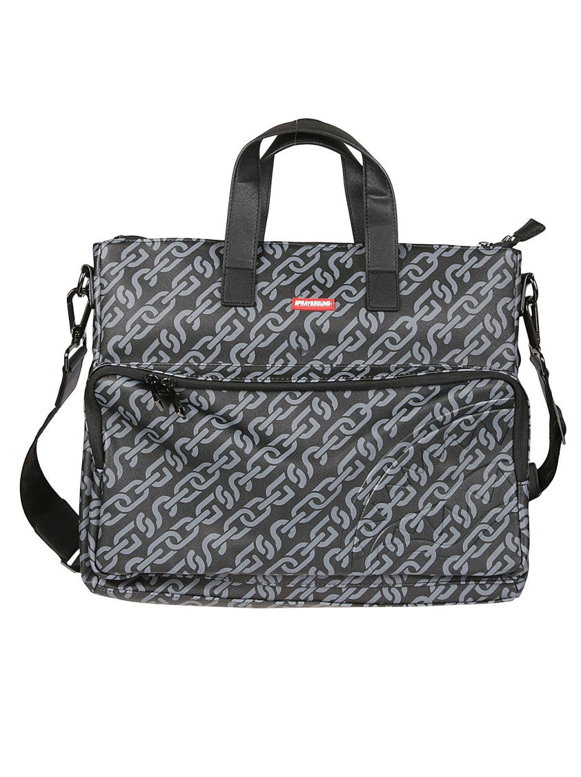 Sprayground Chains Rectangular Pvc Travel Bag
