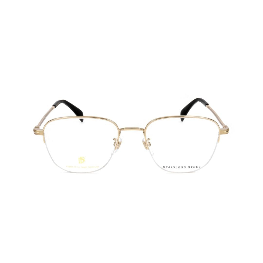 David Beckham Db 1028/G Rectangular Gold Metal Eyeglasses