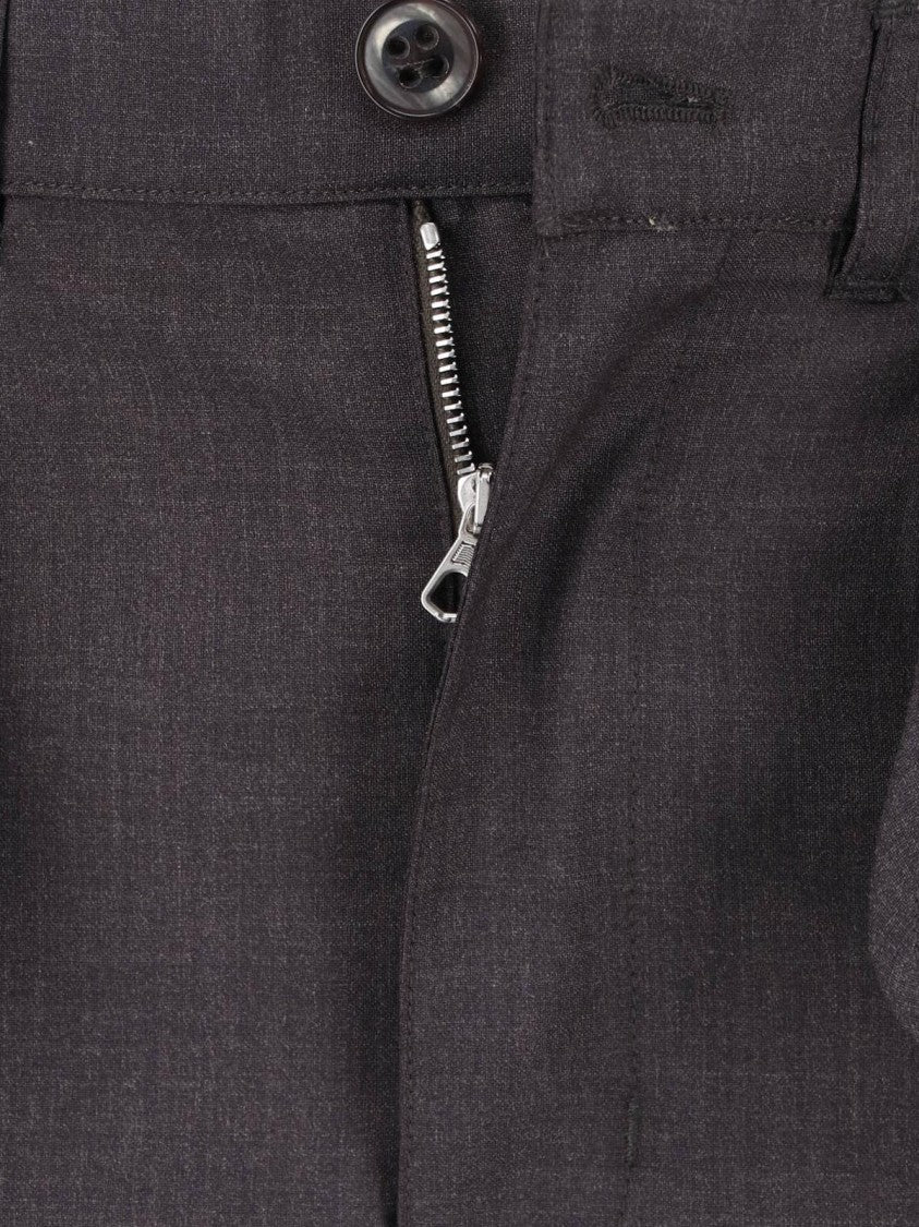 Kiko Kostadinov Brown Komlo Straight-Leg Virgin Wool Trousers