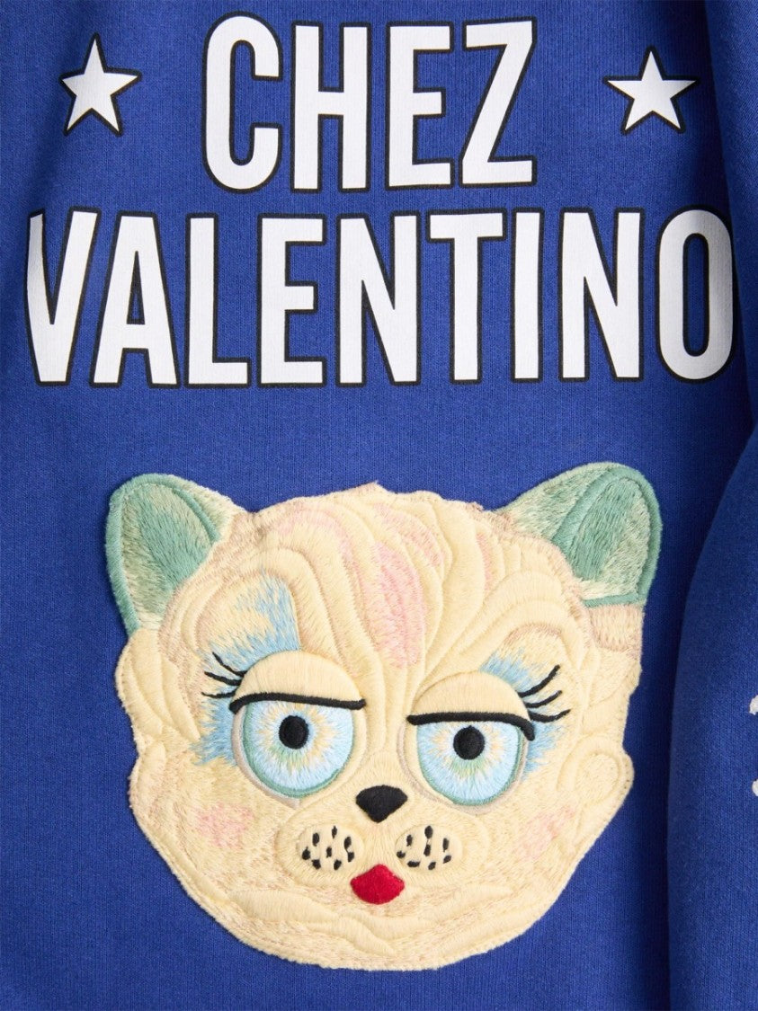 Valentino Embroidered Cotton Sweatshirt