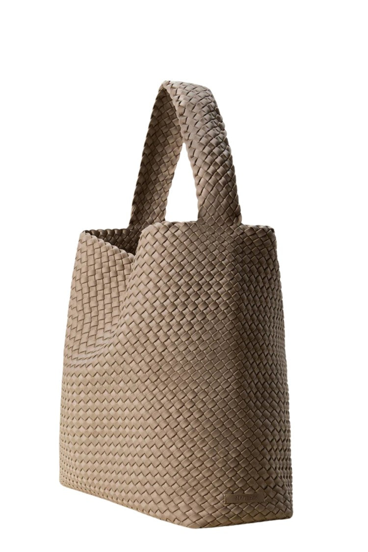 Naghedi Cashmere Nomad Hobo Large Woven Neoprene Tote Bag