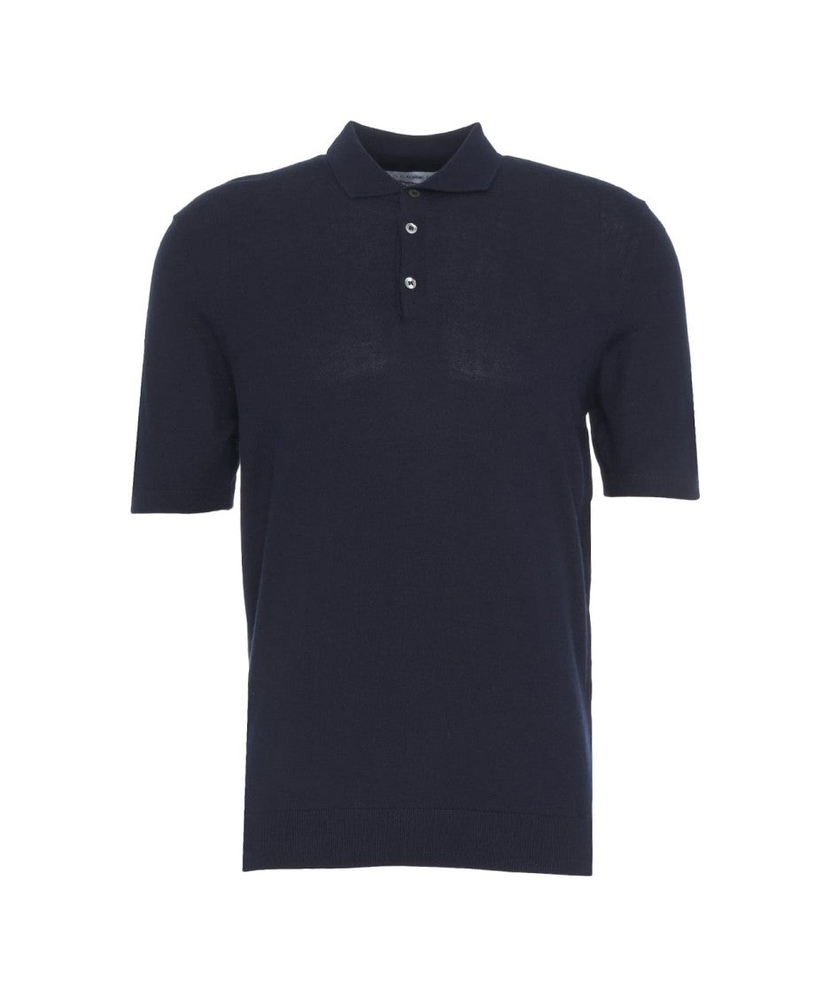 Gender Silk Blend Polo Shirt