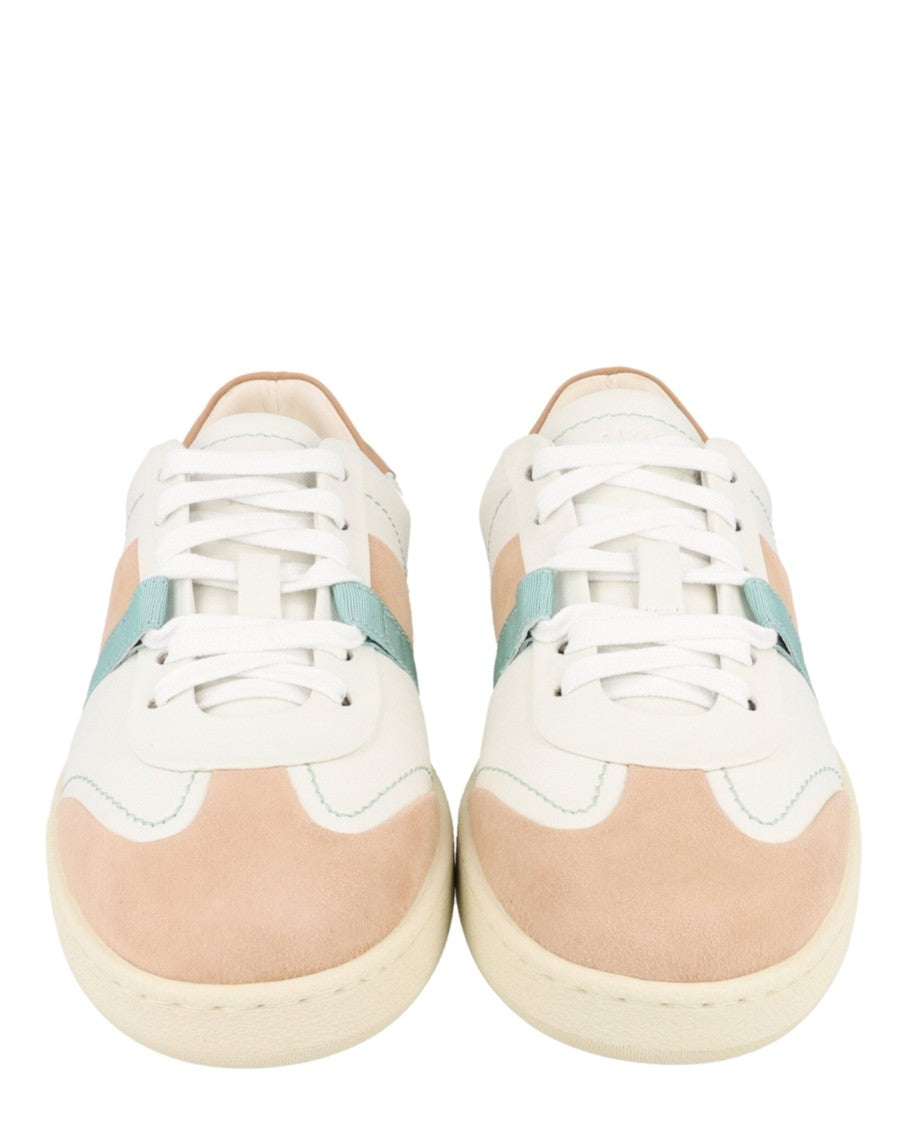Ferragamo Garda Low Leather Sneakers