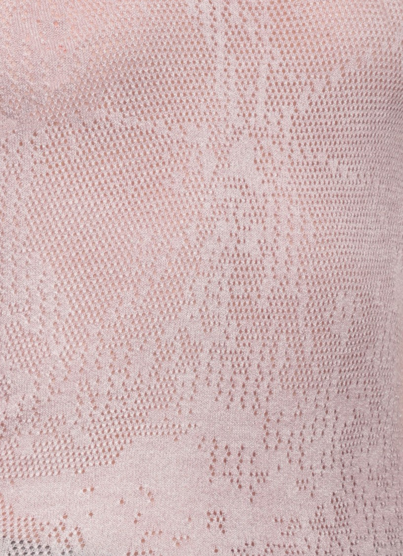 Avant Toi Purple Perforated Cashmere-Blend Tank Top