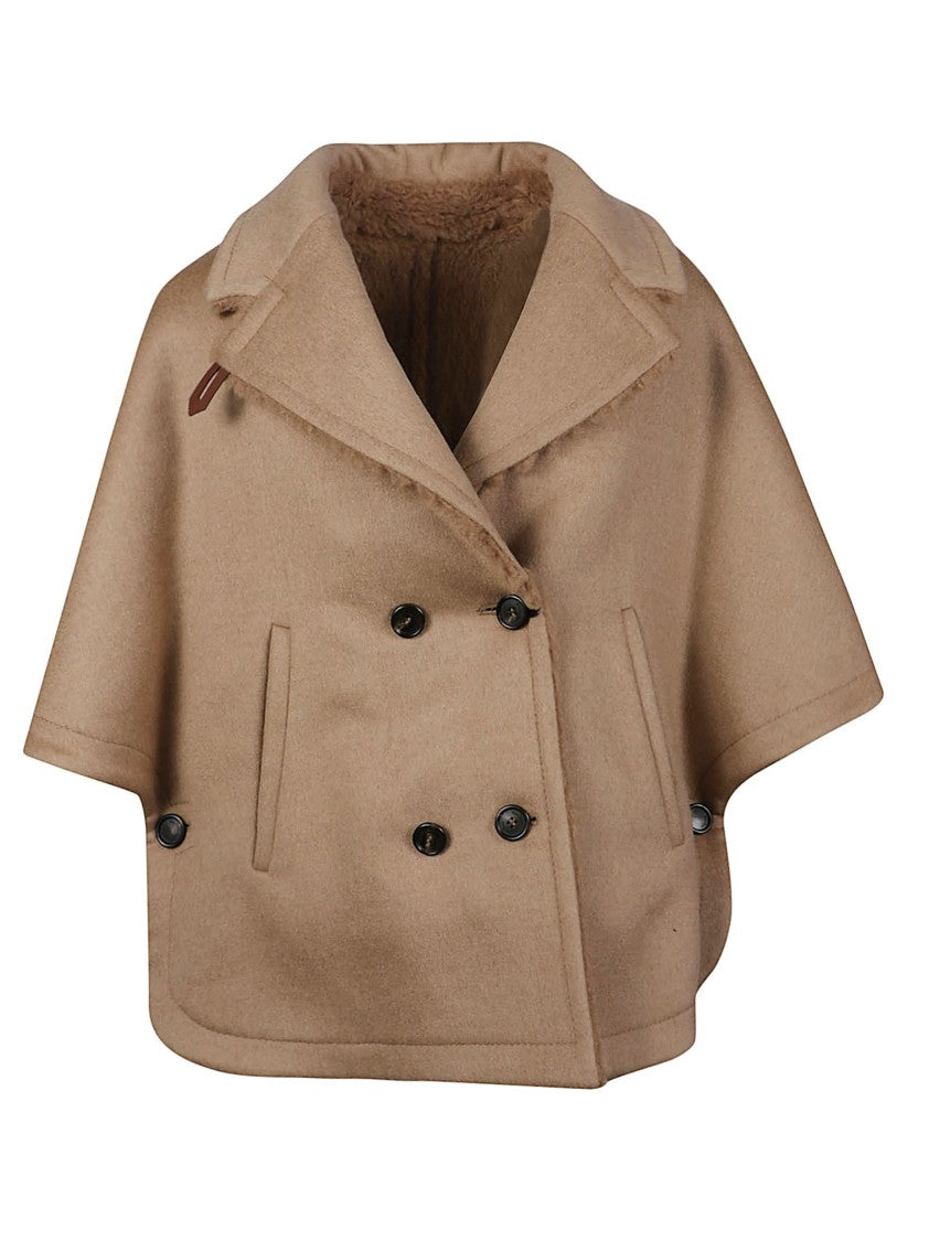 Max Mara Camel Mxamemo Camel Hair Cape