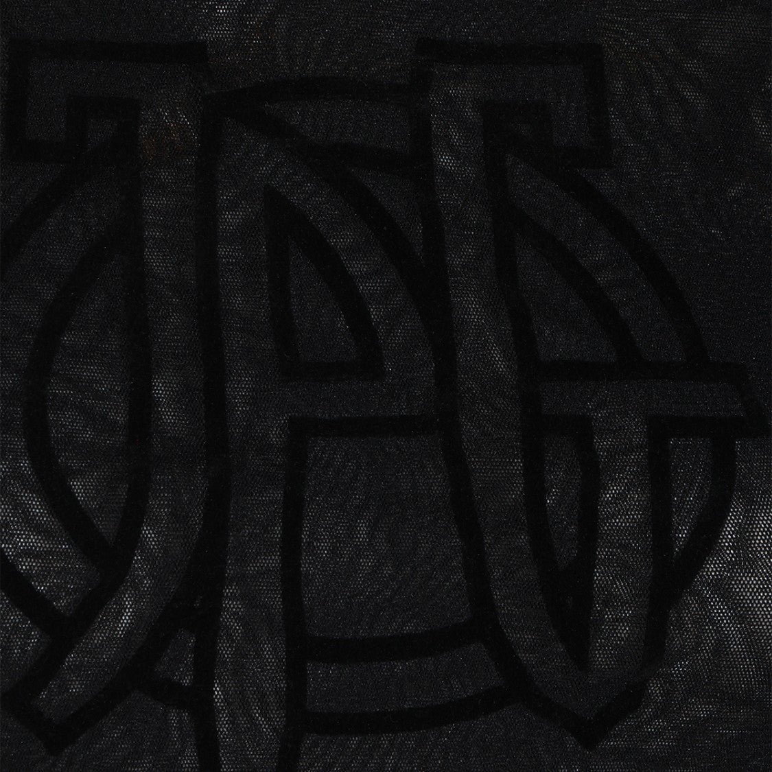Jean Paul Gaultier Long Form-Fitting Dress With Textured Pattern And Signature Logo