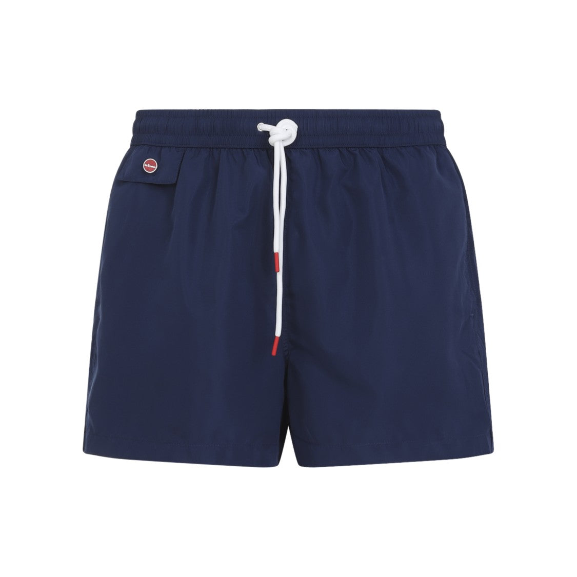 Kiton Deep Navy Swim Shorts With Elastic Waistband