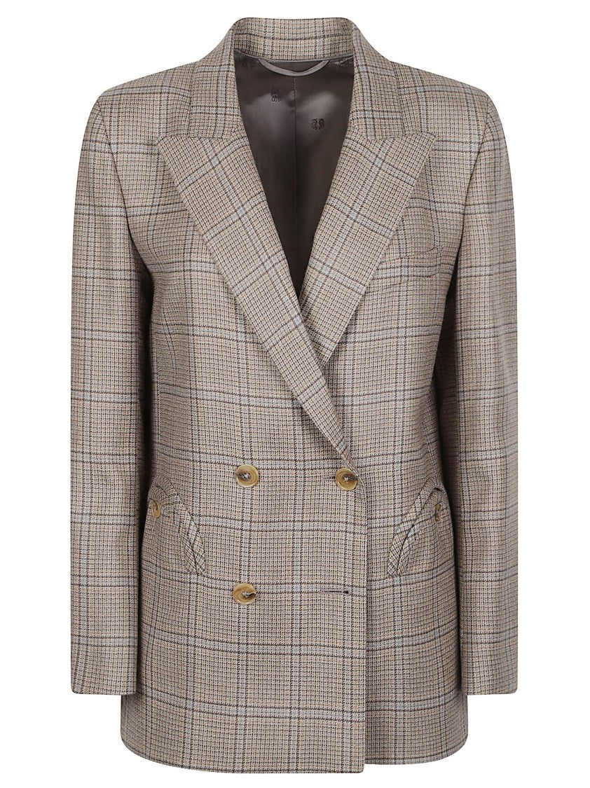 Blazé Milano Saona Everynight Double-Breasted Wool Blazer