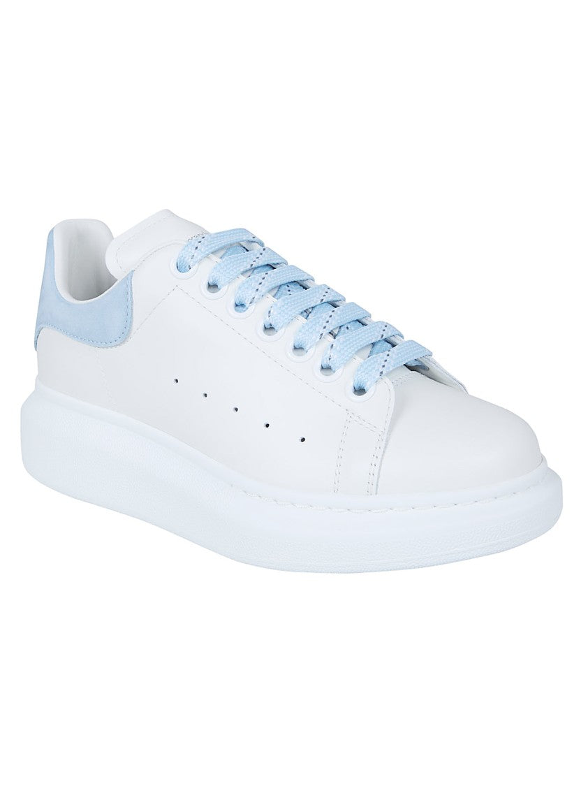 Alexander Mcqueen White Leather Oversized Sole Sneakers