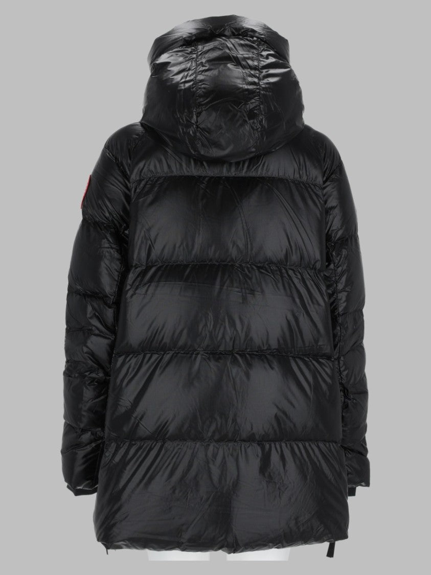 Canada Goose Black Cypress High-Collar Down-Filled Polyamide Down Jacket