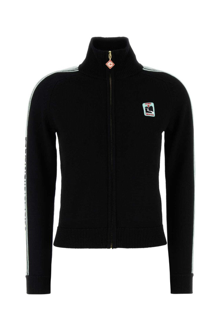 Casablanca Black Wool Cardigan