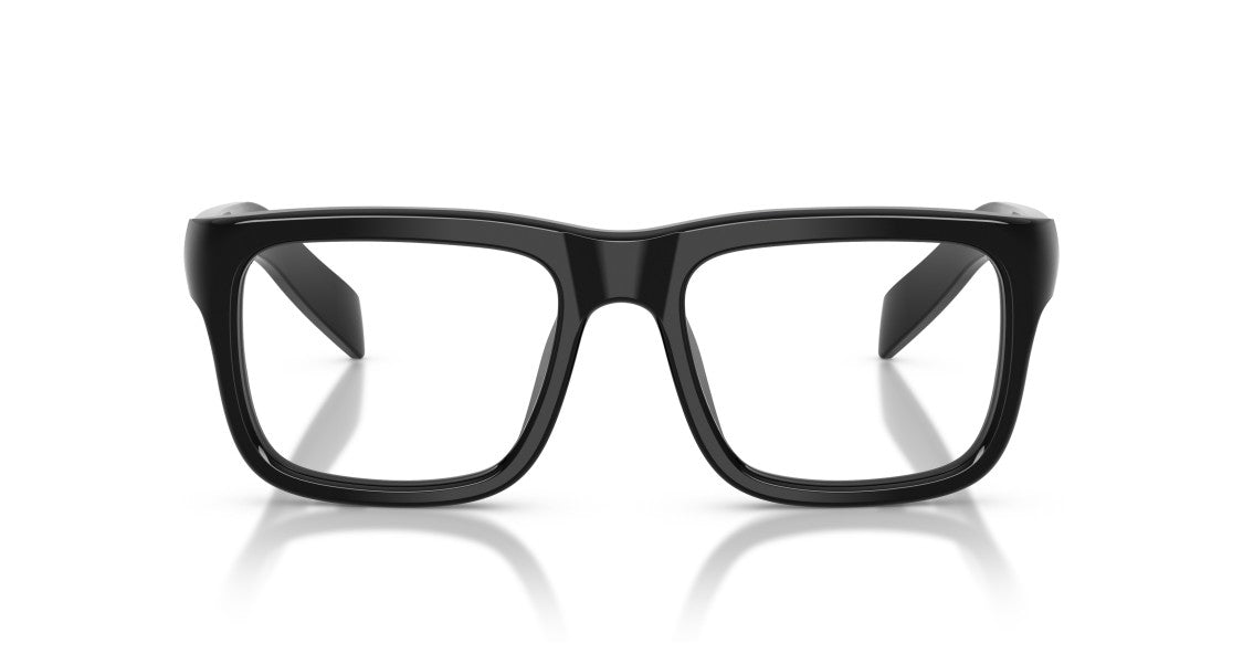 Prada 0Pr D02v Oversized Square Frame Black Acetate Sunglasses