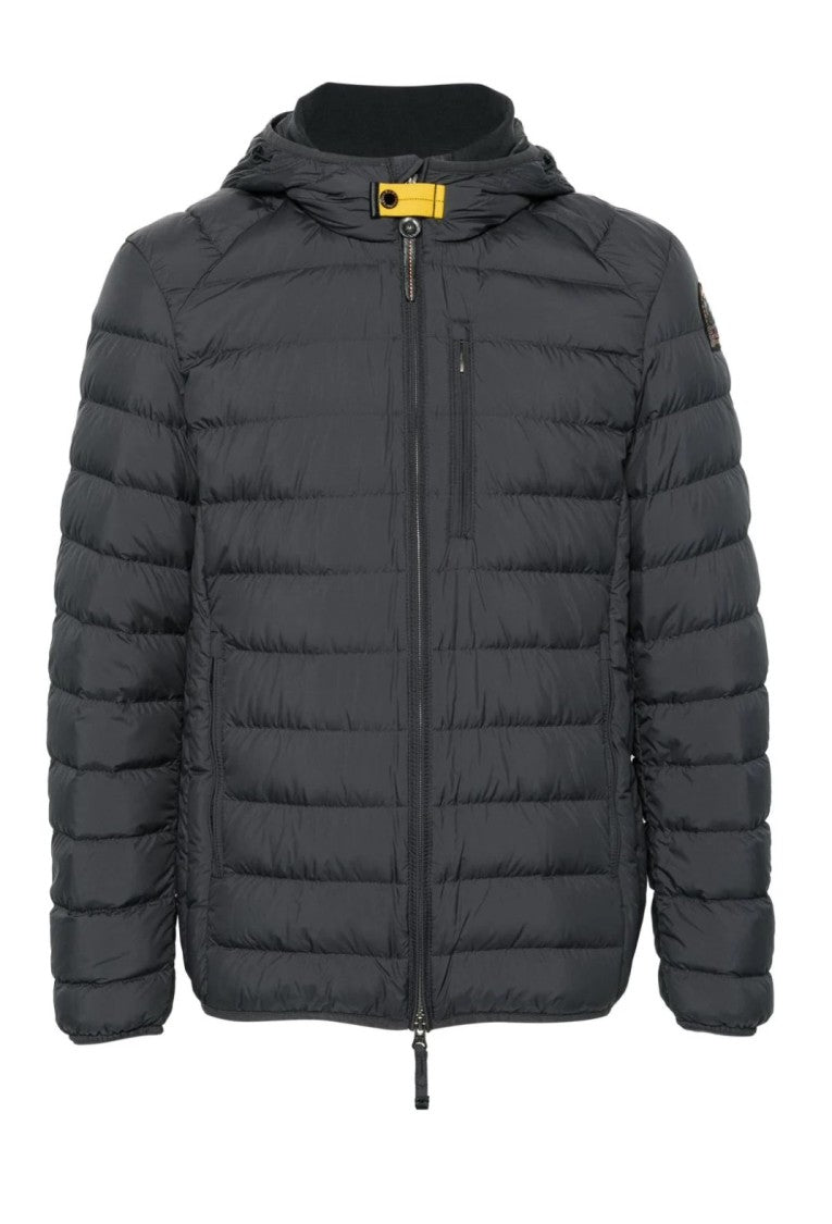 Parajumpers Quilted Black Jacket With Hood
