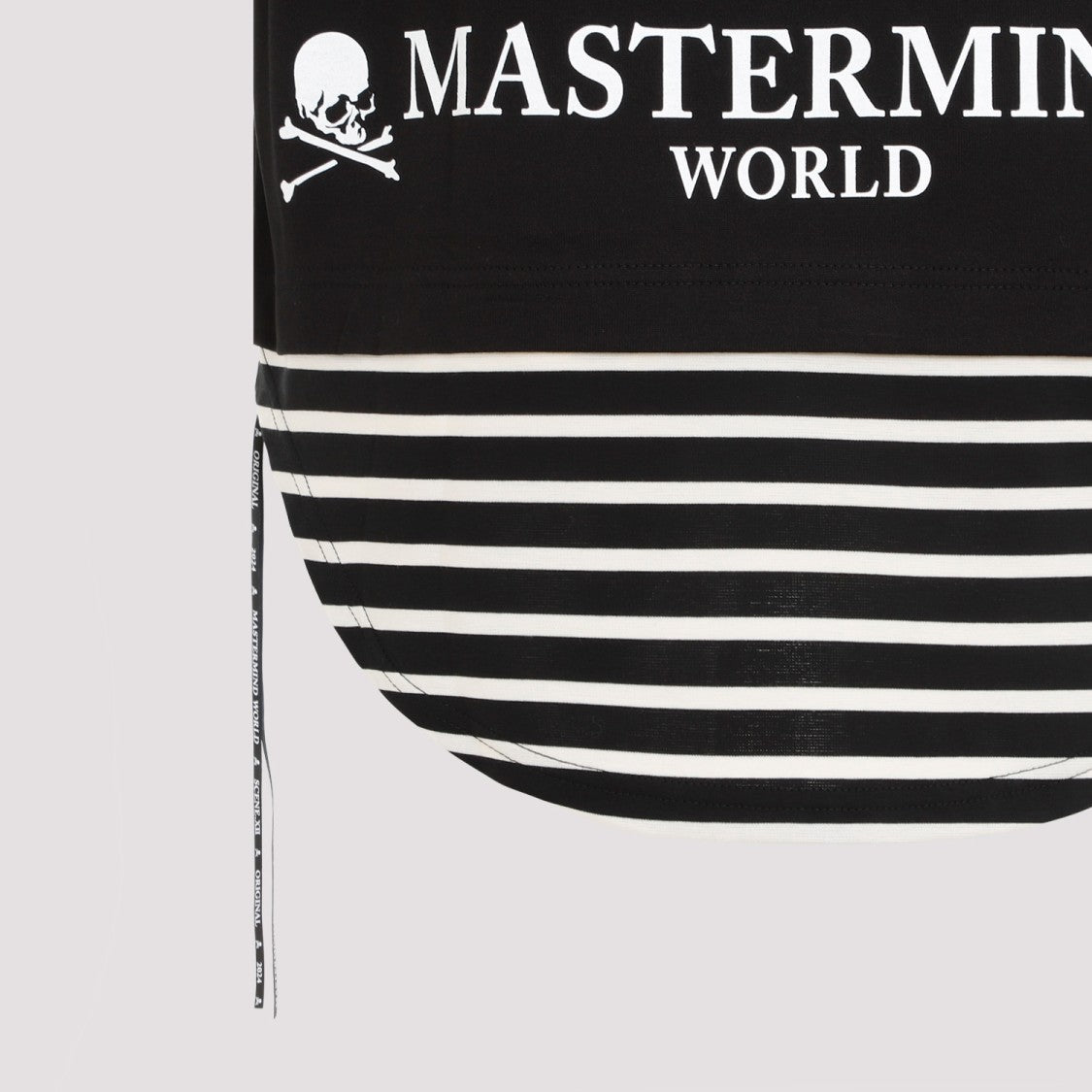 Mastermind World Layered Black Cotton T-Shirt