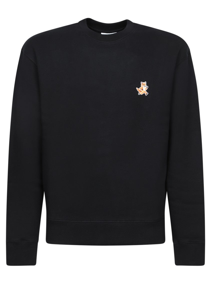 Maison Kitsuné Cotton Black Sweatshirt