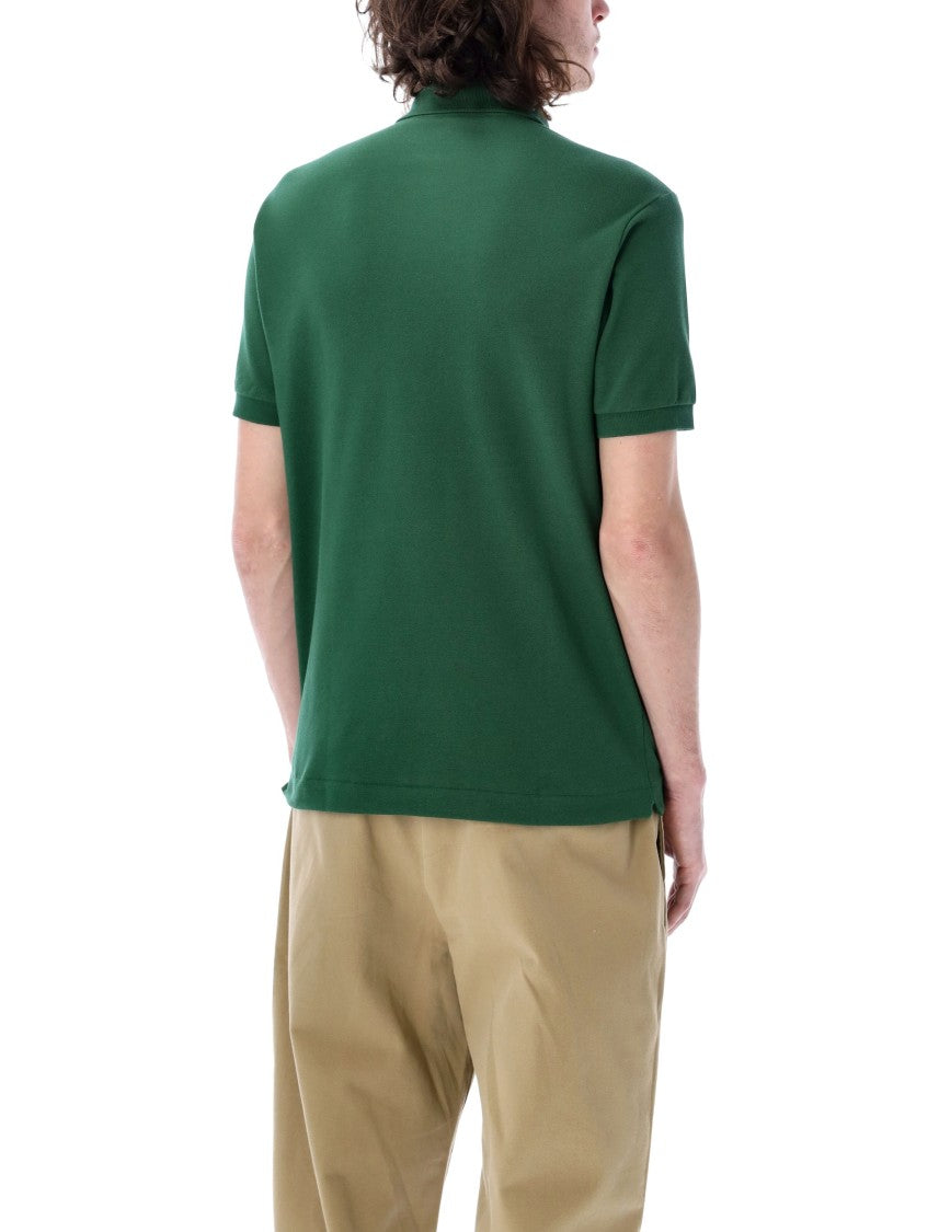 Lacoste Timeless Cotton Piqué Polo With Iconic Crocodile Embroidery