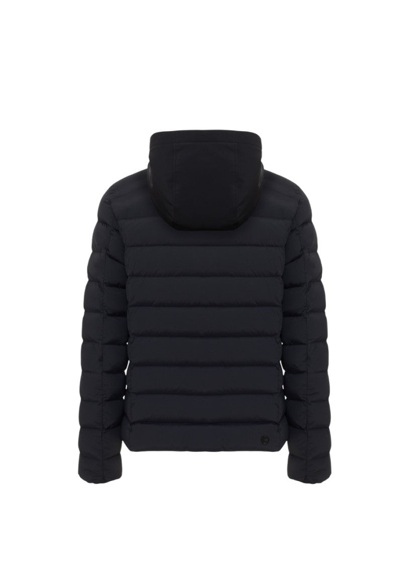 Colmar Originals Quilted Black Down Jacket With Hood