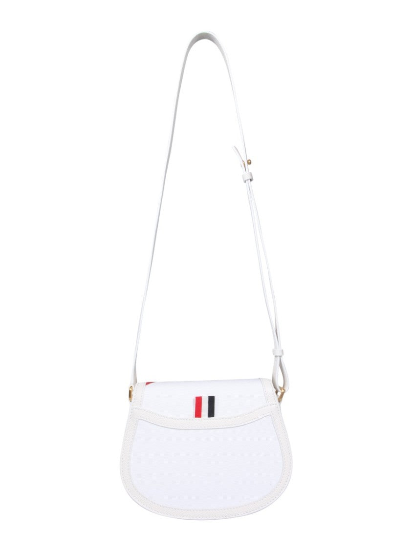 Thom Browne Canvas Saddle Shoulder Bag