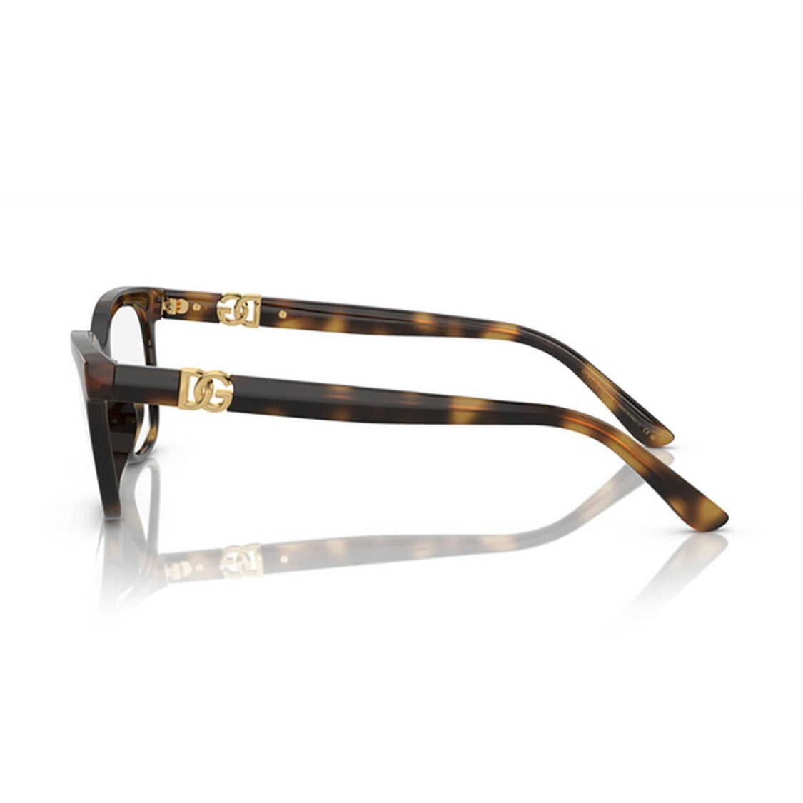 Dolce & Gabbana Dg5106u Acetate Metallic Logo Butterfly Eyeglasses
