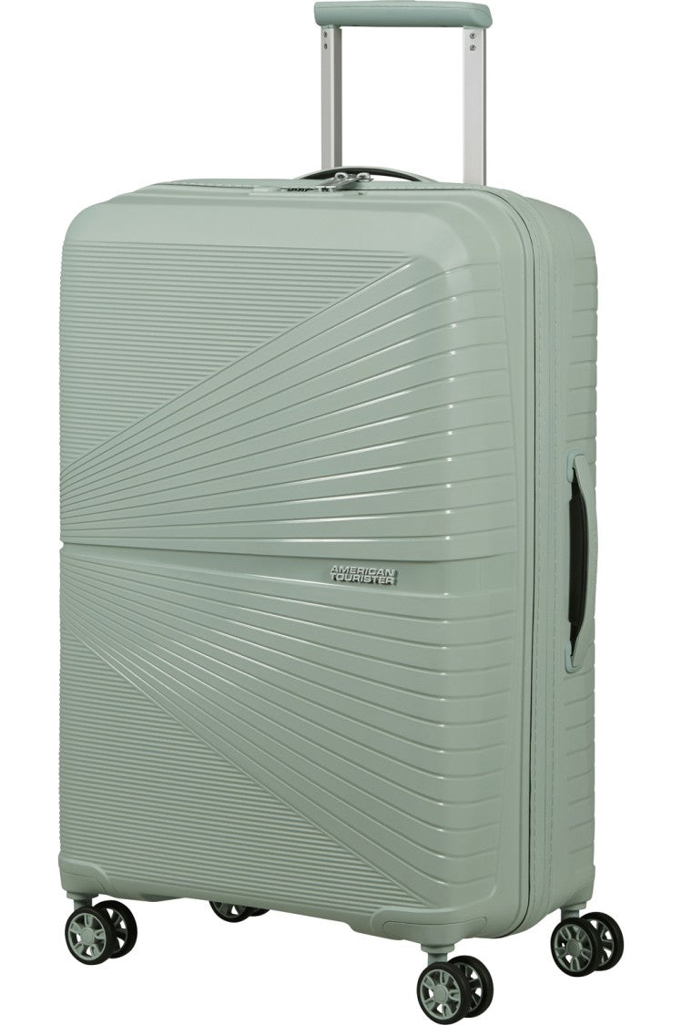 American Tourister Textured Hardside Trolley Suitcase Tsa Lock