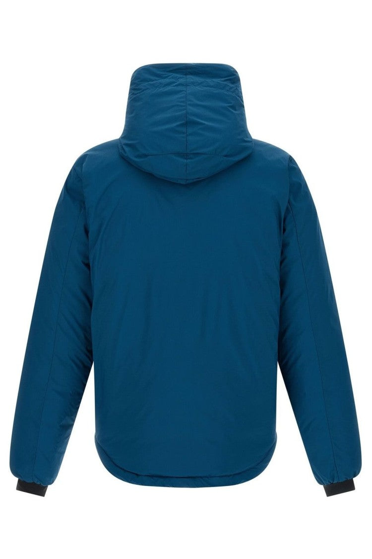 Canada Goose Hooded Jacket With Zipper Closure