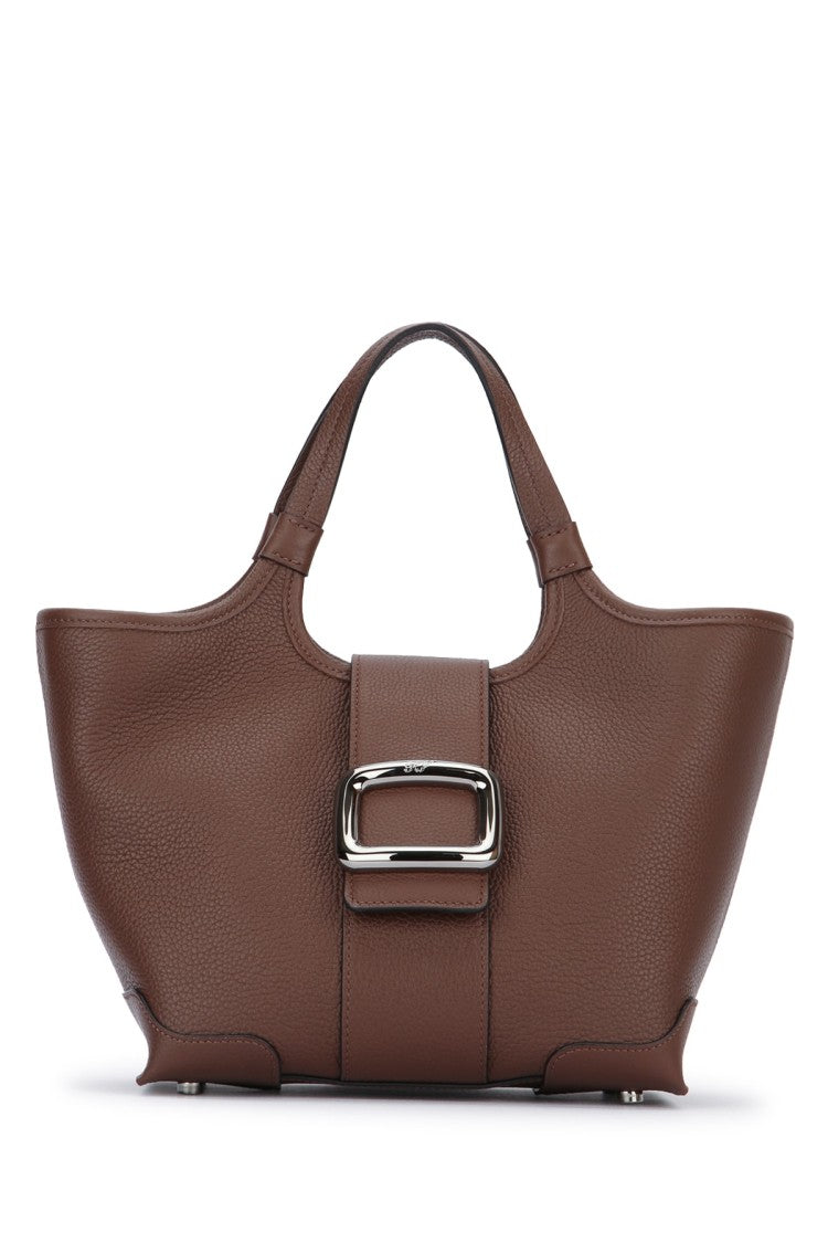 Roger Vivier Structured Leather Shoulder Bag