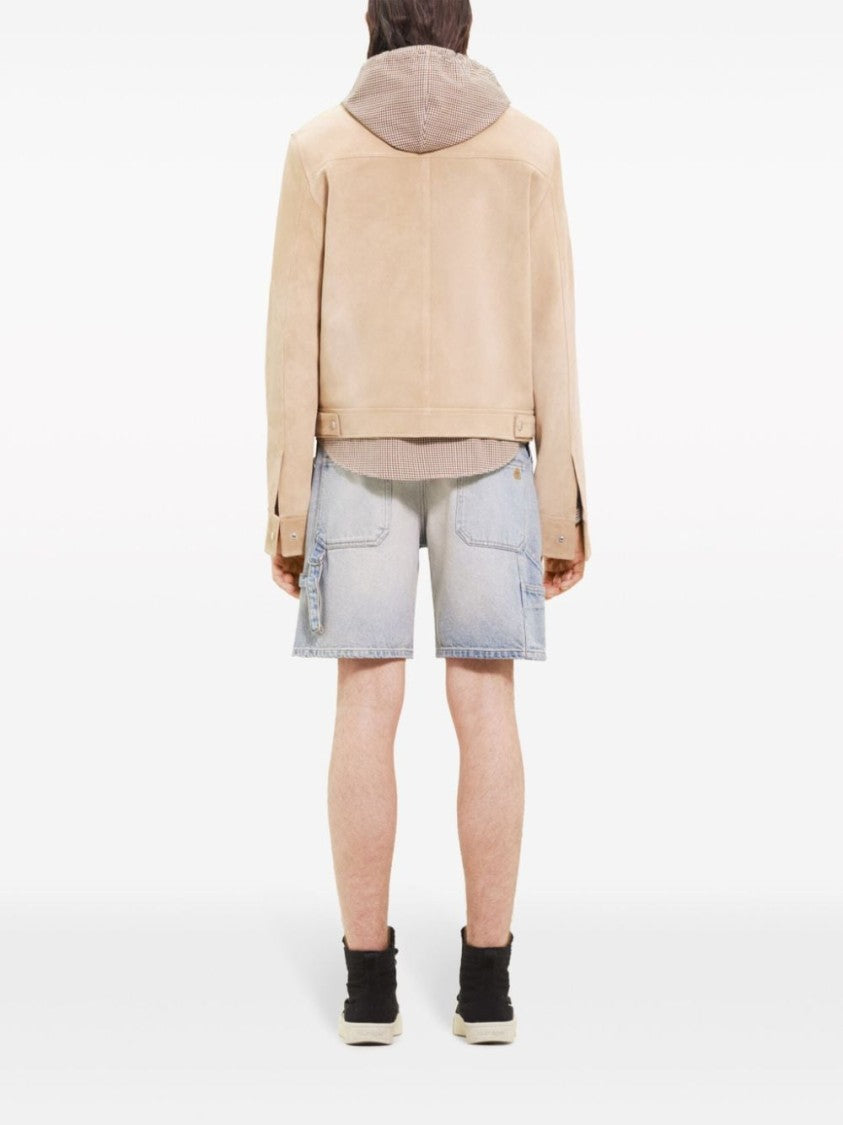 Courrèges Stonewashed Blue Denim Shorts