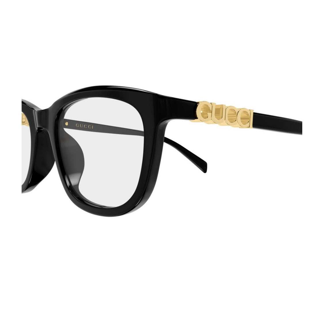 Gucci Black Gg2035oa Recycled Acetate Rectangular Sunglasses