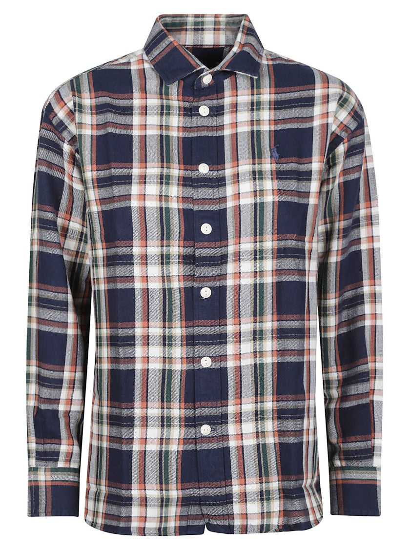 Polo Ralph Lauren Long Sleeve Button Front Sport Classic Cotton Casual Shirt