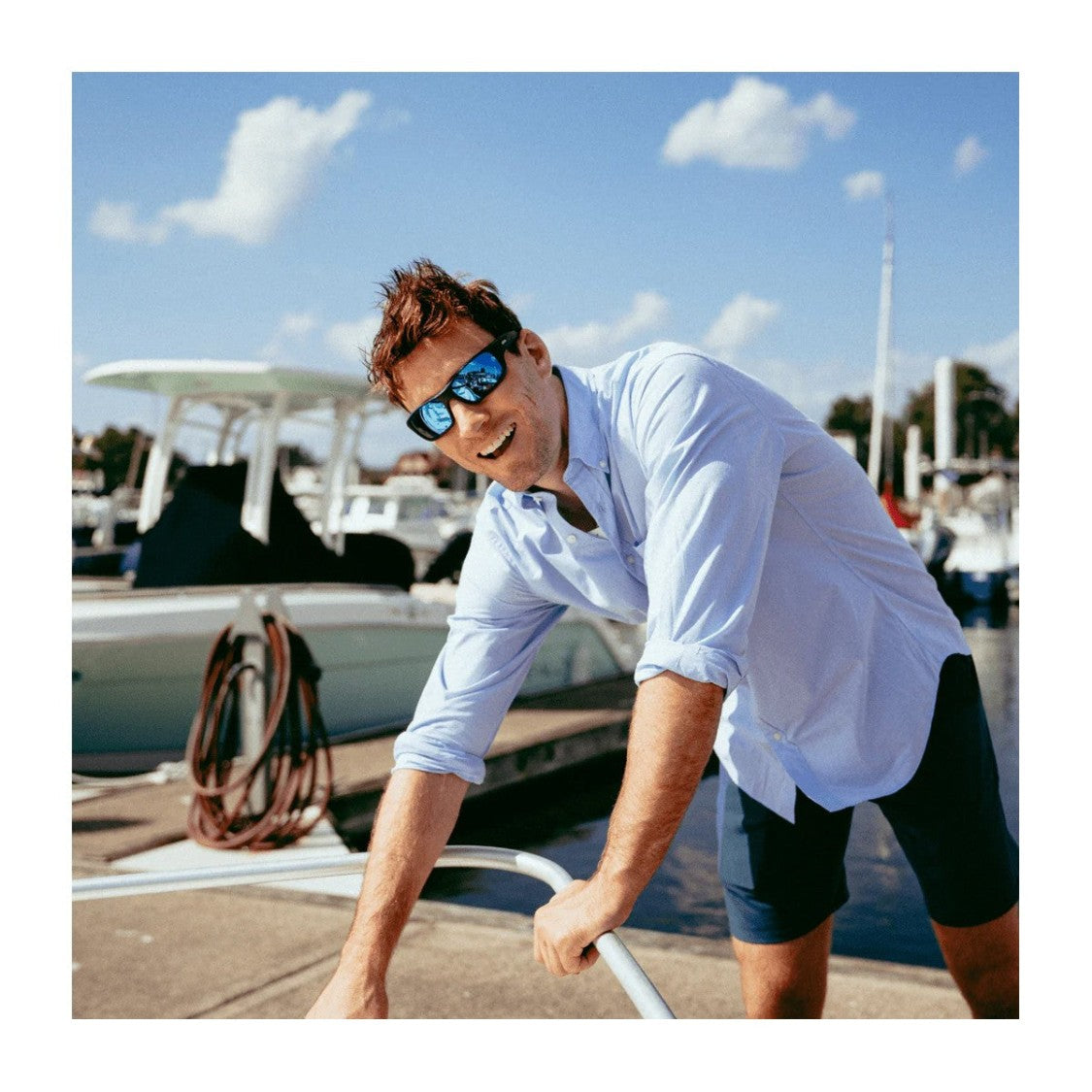 Revo Tortoise Jasper Acetate Wraparound Sunglasses