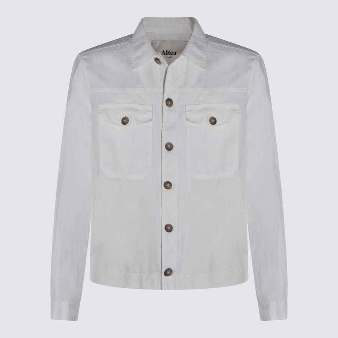 Altea White Linen Casual Jacket