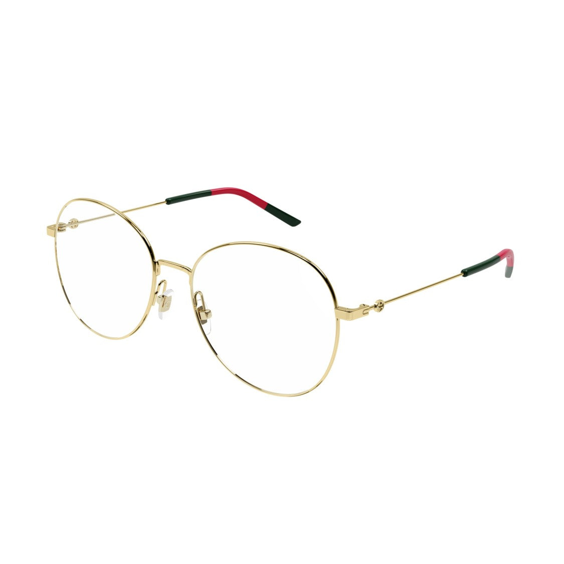 Gucci Gg1201o Round Gold Metal Frame Eyeglasses