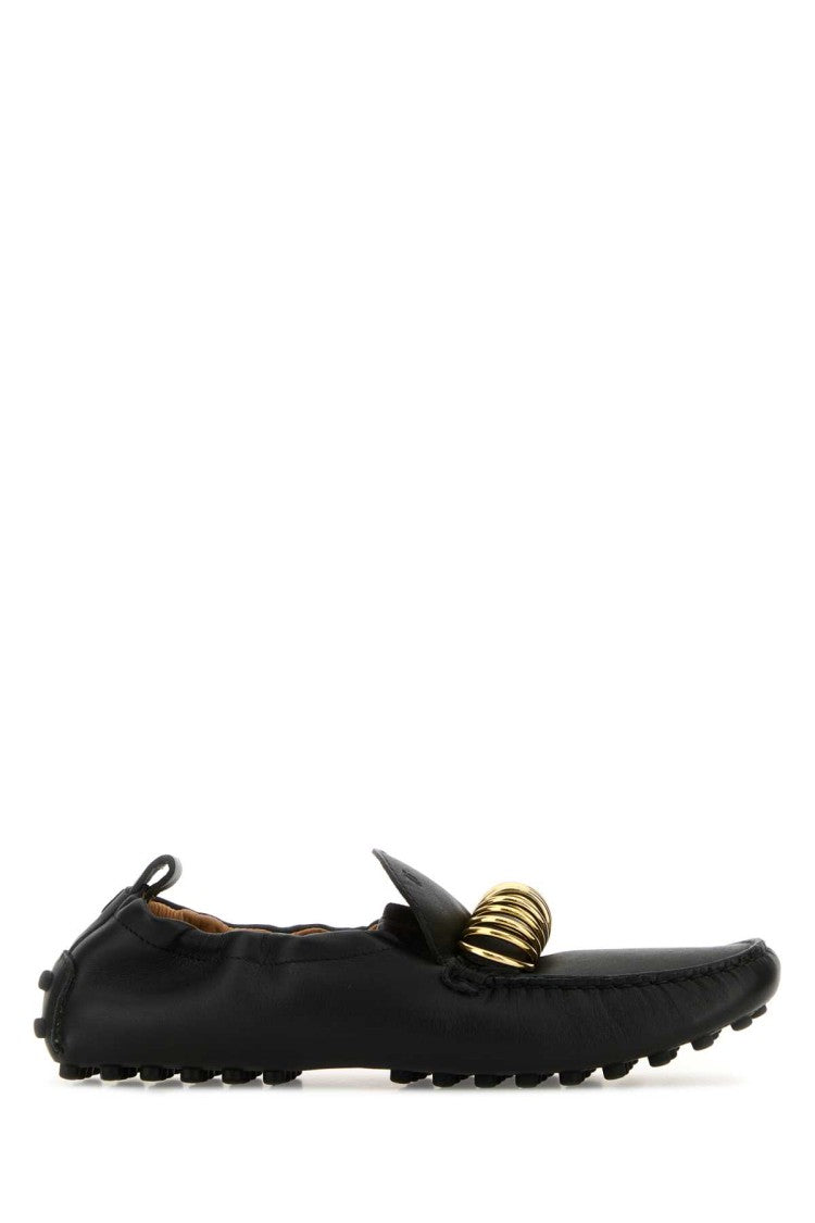 Tod's Black Leather Loafers