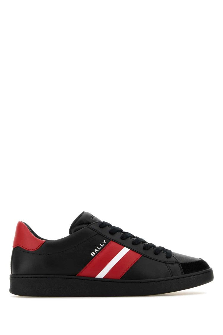 Bally Black Leather Thiago Sneakers