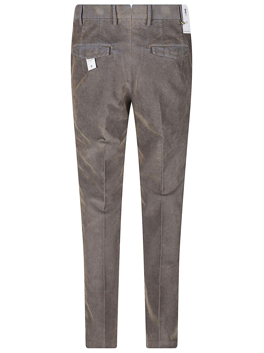 Pt Torino Grey Master Cotton-Blend Pants